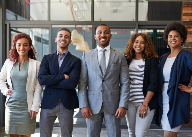 group of black professionals